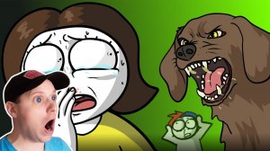 😱 Жену укусили за лицо | Анимация |