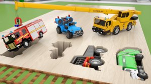 Пять маленьких обезьянок прыгают на кровати - Грузовики с разноцветными игрушками - Детские песенки