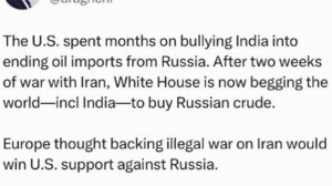 🗣МИД Ирана: Европа ошиблась, поддержав США в войне с Ираном в надежде что США помогут ЕС в противос