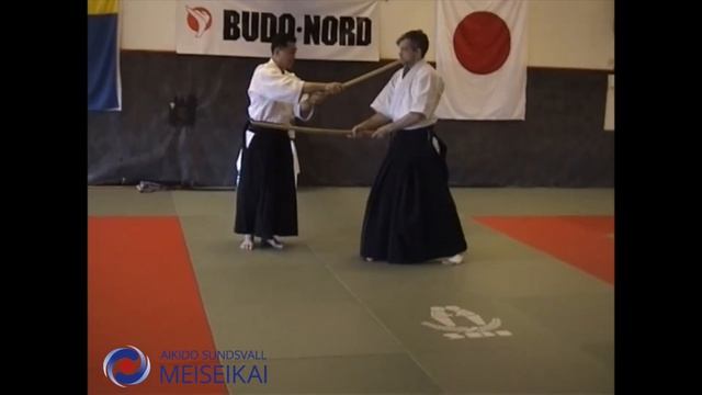 18.Aikido Ken Tai Ken Yokomenuchi Gokyo, Shishiya Sensei Sundsvall 2004