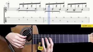 LA CAMPANELLA Легкая Версия на Гитаре. Уроки гитары. Ноты и Табы для Гитары Sky Guitar