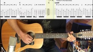 12 ЛЕГЕНДАРНЫХ ПЕСЕН на 12 Струнной Гитаре. Уроки Гитары. Ноты и табы Гитары Guillaume Vrac