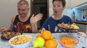 Мукбанг вынуждена ПРИЗНАТЬ я не ИДЕАЛЬНАЯ хозяйка, НО мне НЕ стыдно! Болталка и Семейный ужин Россия