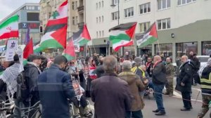 В Берлине прошли антивоенные протесты на фоне конфликта на Ближнем Востоке