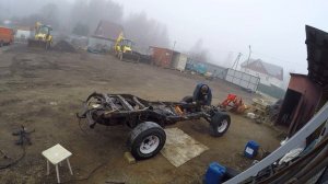 разбираем шасси  toyota 4runner 130 1994 (surf 130)