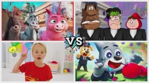 Шериф Лабрадор 🆚 Единорог Тельма 🆚 Влад и Ники 🆚 Крипто Спасатель 🐾 Плитки Хоп