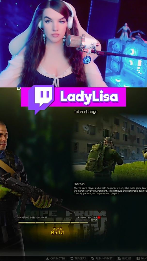 What woman must wear on stream? Twitch META (but for loo$#rs) #escapefromtarkov #shorts #girlgamer