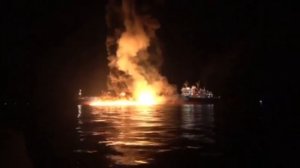 ‼️🇮🇷🇺🇸Красивые кадры: КСИР показал атаку на американское судно Safe Seia в Персидском заливе !!!