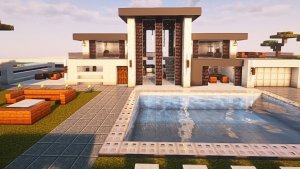 НЕРЕАЛЬНО красивый современный дом в Minecraft