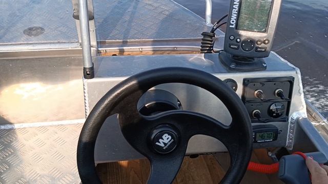 Лодка Неман 400 Pro, мотор Сузуки Df 9.9bs, обкатка мотора.