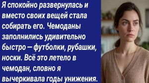 Истории со Смыслом/Я спокойно развернулась и вместо своих вещей стала собирать его. ...