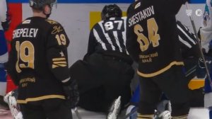 КХЛ. Адмирал_Барыс 12032026. Драка Кудашова и Уилмана