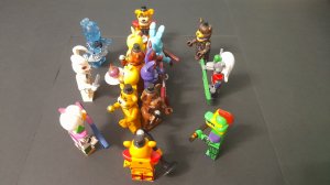 обзор на лего фигурки фнаф ч.2