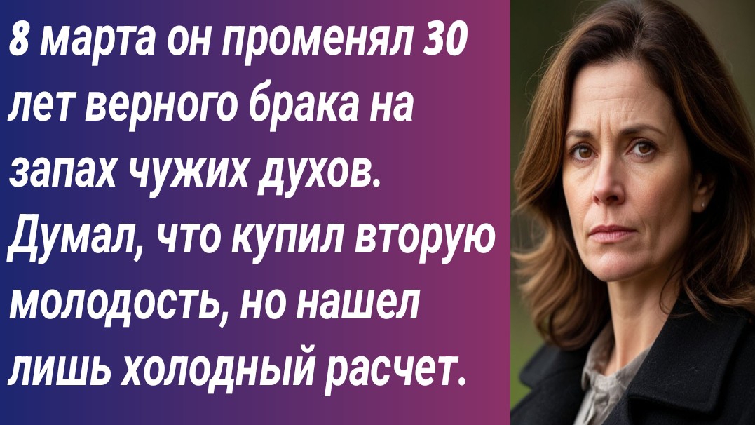 Истории для Вас/8 марта он променял 30 лет верного брака на запах чужих духов…./Аудиорассказ
