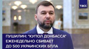 "Купол Донбасса" еженедельно сбивает до 500 украинских БПЛА, заявил Пушилин