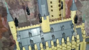 Лего "Замок Хогвартс",Сколько же терпения и времени надо,чтобы его собрать!