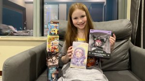 Распаковка коллекционных игрушек POP MART skullpanda labubu скуллпанда лабубу спанч боб