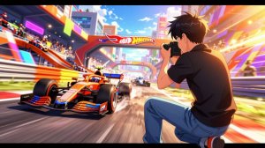 Полный газ! Папа и сын устроили эпичные гонки в Hot Wheels