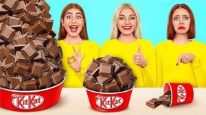 Большая, Средняя или Маленькая тарелка Челлендж | Съедобная Битва от Multi DO Smile