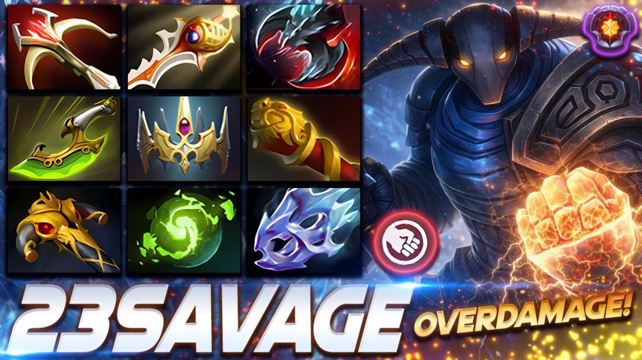 23savage Sven Overdamage - Super Carry — профессиональный геймплей в Dota 2 [Смотри и учись]