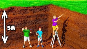 24 ЧАСА В ОГРОМНОЙ ЯМЕ