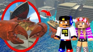 МОЙ ДРОН снял КОРАБЛЬ КРАБ в МАЙНКРАФТ НУБ И ПРО ЭВОЛЮЦИЯ ВИДЕО MINECRAFT Евгенбро