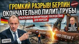 ГЕРМАНИЯ СЖИГАЕТ МОСТЫ. Ночные директивы Мерца уничтожили экономику Европы.