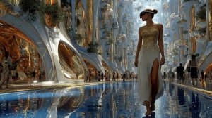 Golden Future • 1 Hour Luxury Sci Fi Ambient ｜ Golden Cyberpunk & Futuristic Elegance