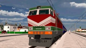 Пассажирские поезда в игре SkyRail-2