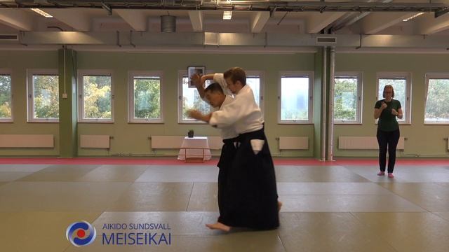 1.Aikido Ai Hanmi Do Barai Ikkyo Omote, Shishiya Sensei Malmö 2018