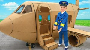 Игровой набор «Картонный самолётик» для детей !