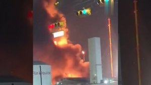 Взрыв на техасском химзаводе попал на камеры