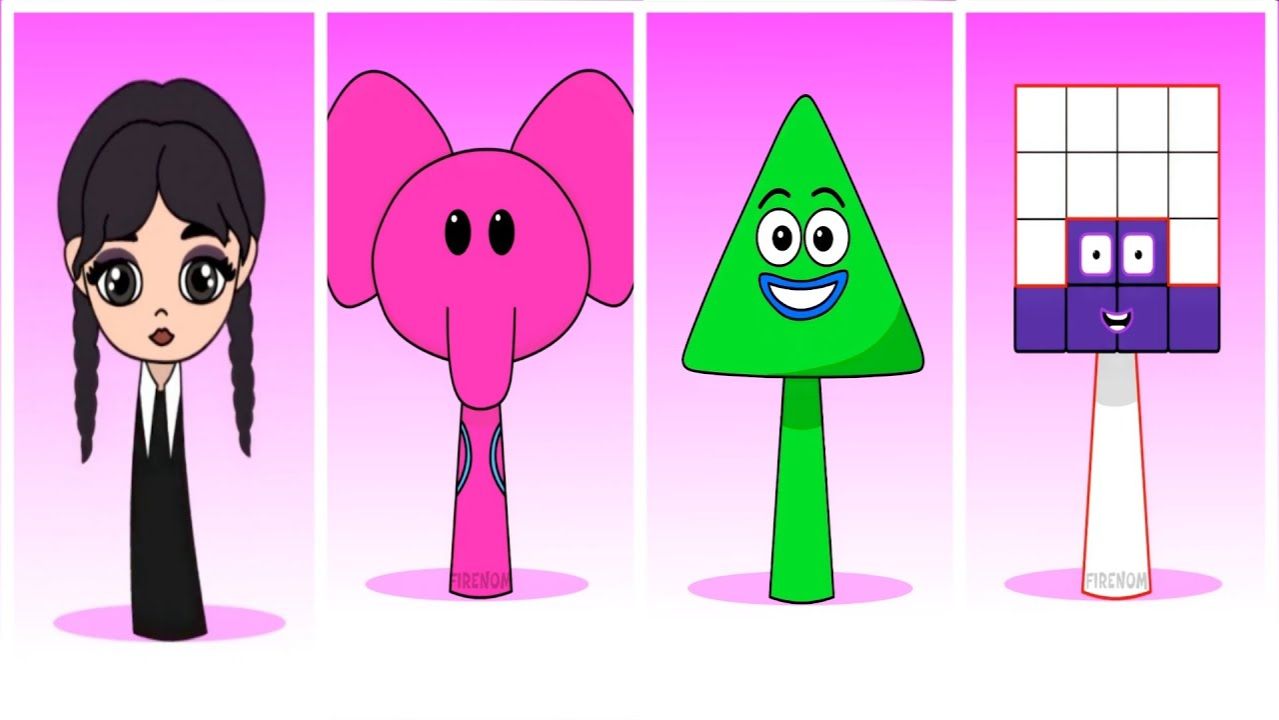 Sprunki OC Barbie Girls 🆚 Sprunki OC Элли Покойо  Sprunki OC Triangle Sprunki OC Seventeen РЕАКЦИЯ