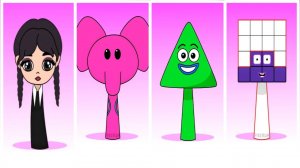 Sprunki OC Barbie Girls 🆚 Sprunki OC Элли Покойо  Sprunki OC Triangle Sprunki OC Seventeen РЕАКЦИЯ