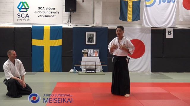 7.Aikido Ai Hanmi Nikyo, Shishiya Sensei Sundsvall 2016