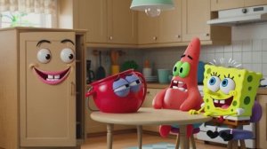 Весёлая кухня. Мячик еды.