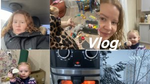 Vlog. Отвезла Дочу в сад. Софийка жалуется. Устроила бардак. Меня потянуло на сладкое.