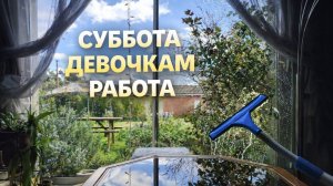 Мои субботние дела во Франции. Моём окна и болтаем