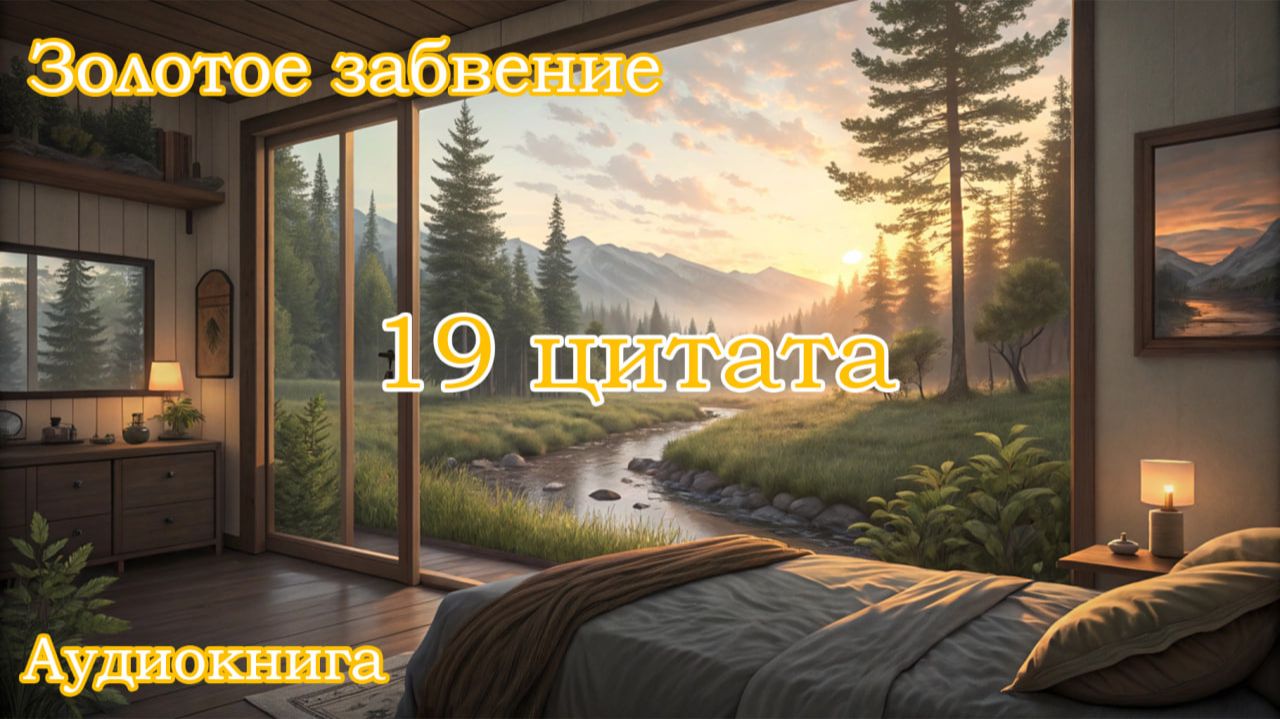 Золотое забвение 19 цитата
