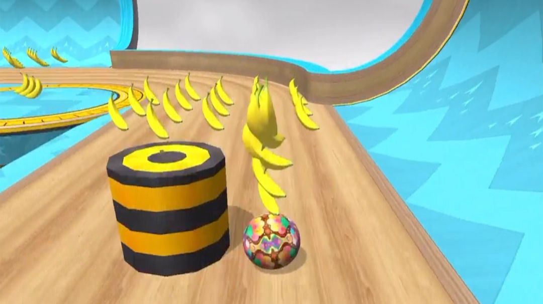 Going Balls  Super Speed run Gameplay New Update Race Level 723 Banana frenzy