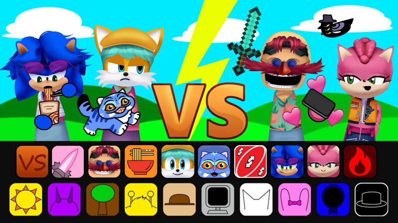 ПЕРСОНАЖИ СОНИКА В ИГРЕ INCREDIBOX! СПРУНКИ ОС СОНИК X! ВЕСЕЛАЯ БИТВА SPRUNKI В ИГРЕ INCREDIBOX! 🙀