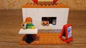 LEGO MINIFIGURE ПОКУПАЕТ ХОТ-ДОГ