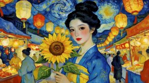 Визуальные поэмы - Ван Гог `Фестиваль Цинмин`