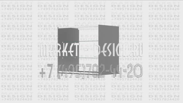 Прилавок с двумя полками из стекла с алюминиевым профилем смотреть онлайн