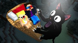 😾🌳ДОМ НА БАШНЕ ПРОТИВ КОТА 99 НОЧЕЙ В ЛЕСУ В МАЙНКРАФТ! ШЕДИ МЕН MINECRAFT