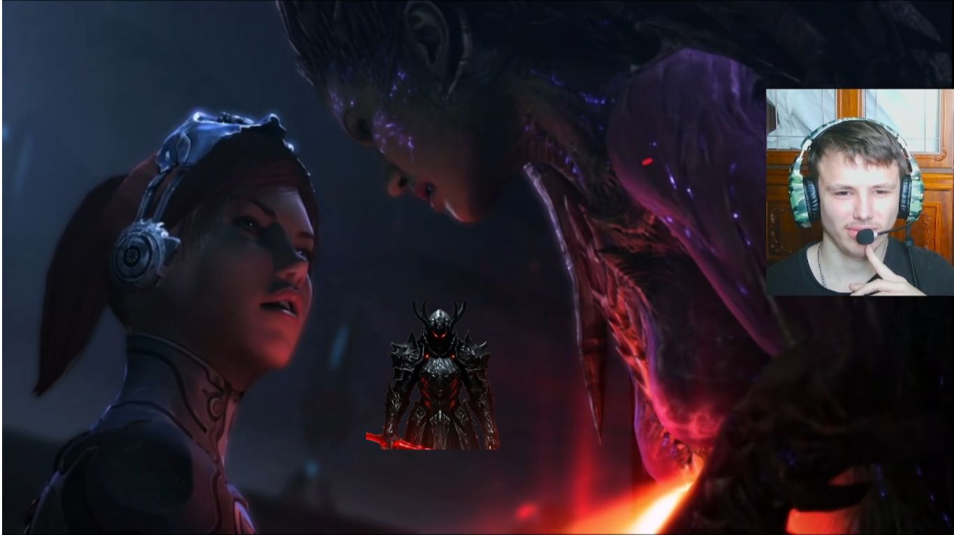 тёмный рыцарь прошёл 15 голову призраки пустоты. в StarCraft II. 15 серия.