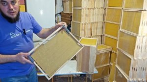 Хороший способ хранения рамок.