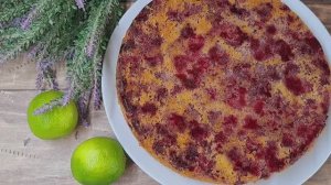 Просто, быстро, вкусно! Пирог с вишнями!😋😋😋