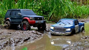 Pajero не выдержал бездорожье! ... RC OFFroad 4x4
