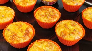 Кексы с сыром и ветчиной попробуйте как вкусно